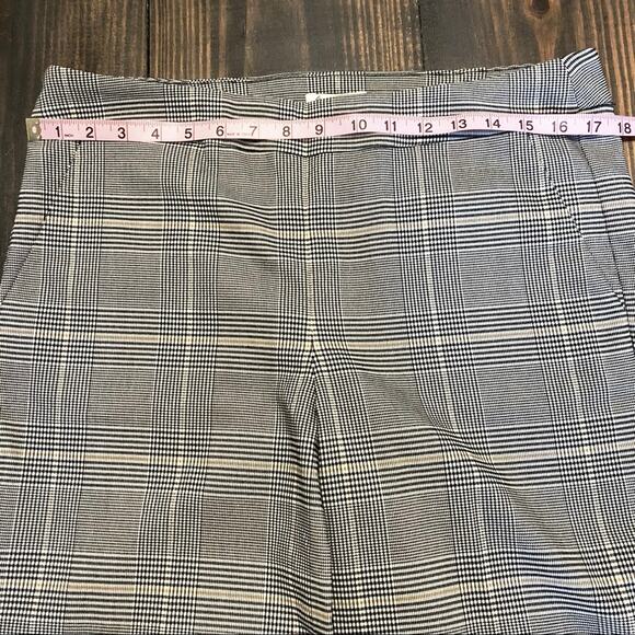 Emma & Olivia Trousers Womens 14 Plaid Pull On Stretch Pants Office Career Work - Picture 7 of 7